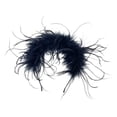 thumbnail image 2 of Diadema de plumas Perfecl tocado elegante mujer años 20 negro, 2 of 8