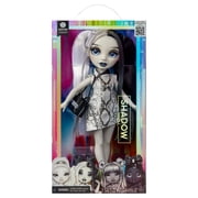Rainbow High Shadow High Heather Grayson- Grayscale 11” Fashion Doll, Black and White Hair, Outfit, Stylish Handbag, Kids Gift 4-10 Years
