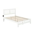 thumbnail image 2 of AFI Tahoe 14" Full Wood Platform Bed with Slatted Headboard and Footboard, White, 2 of 6