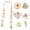 Beige, variant on Hawaiian Graduation Lei Making Kit, Pink Class of 2026 Graduation Lei Necklace Flower Graduation Lei for High School College Grad Luau Party Supplies