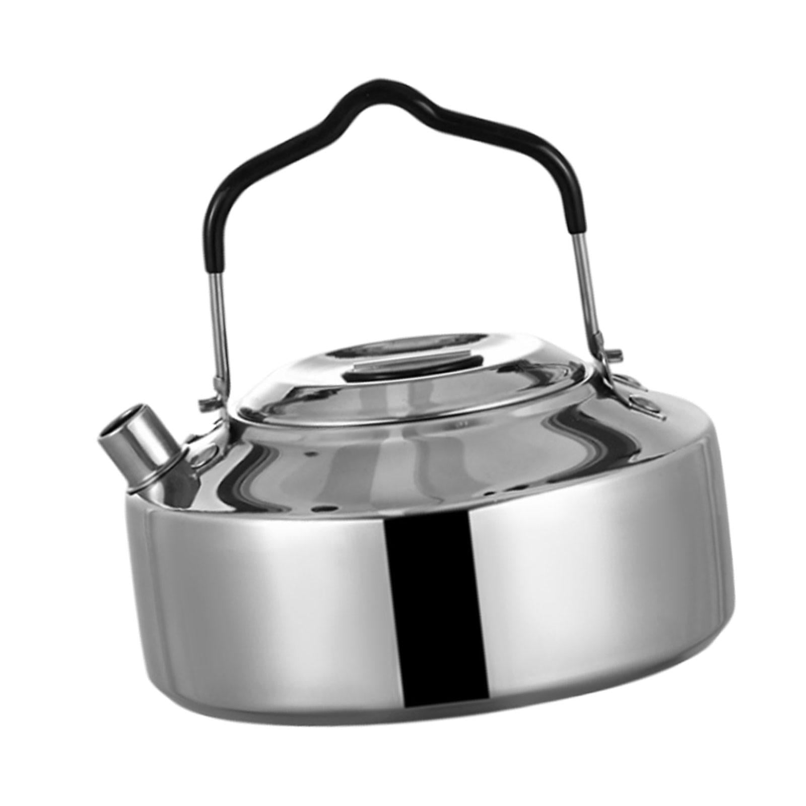 Glacier Stainless 1 Liter Tea Kettle, Camping Cookware