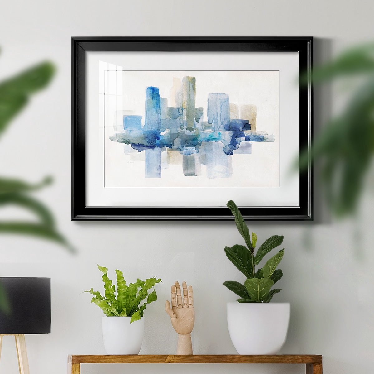 Soft Skyline II Premium Framed Print - Ready to Hang