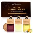 thumbnail image 1 of Ambientador Aeshory para coche, paquete de 3 difusores de aceite colgantes, 8 ml, 1 of 7