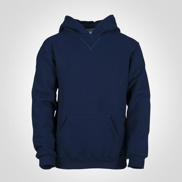 Russell Athletic Youth Dri Power Hooded Pullover Sweatshirt, L, Navy