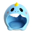 thumbnail image 1 of Adorable nido de hámster de cerámica, baño de arena de hámster Azul Zulema casas de hámster, 1 of 8