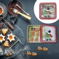 thumbnail image 5 of Boîte de Rangement Cadeau en Fer Vide Carré pour Bonbons Biscuits 6 Pcs Sx, 5 of 5