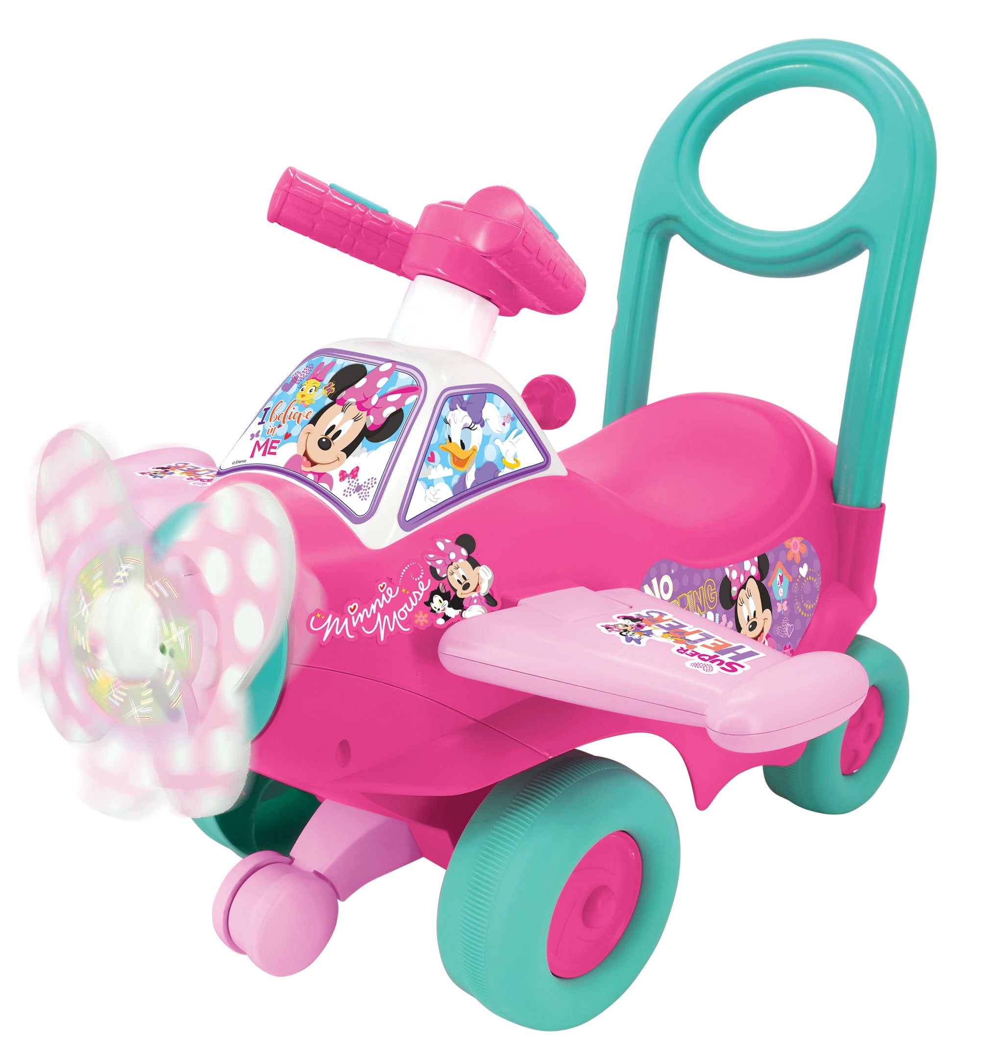 Kiddieland Disney Minnie Mouse Lights and Sounds Activity Plane for Toddlers