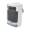 thumbnail image 3 of Aire acondicionado portátil, enfriador de aire evaporativo personal USB, velocidades de viento ajustables, ventilador de escritorio para el hogar, camping, oficina, 3 of 15