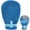 Blue, variant on 2 Pcs Restraint Gloves, Elderly Anti-Scratch Mitts with Zipper Opening, Extended Straps, Finger Loops, Anti-Scratch Board, Hand Gloves Protector to Prevent Scratching, 6.7x10.6 in