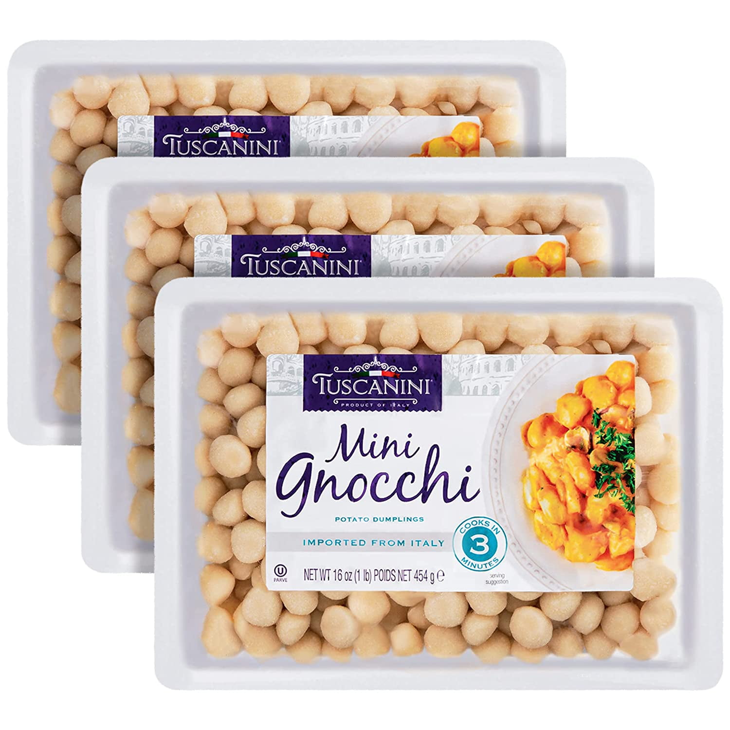 GNOCCHI, <ul>
<li>Delicious - Get that authentic Italian dinner taste from the comfort of your own home. This flavorful potato gnocchi will have your loved ones and guests asking for more.</li>
<li>Easy to Prepare - Got home late and need to whip up something fast? Just boil in slightly salted wate</li></ul>