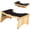 Brown, variant on StrongTek Enhanced Squatting Toilet Stool, Wooden Potty Stool for Bathroom Sturdy 350 lbs Capacity Kids, Adults & Seniors