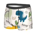 thumbnail image 2 of Disketp Childish Dinosaur Men'S Boxer Briefs,Soft And Breathable Cotton Underwear With Comfortflex Waistband, 2 of 9