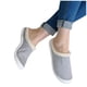 thumbnail image 4 of Zapatos de lona de corte bajo de fondo plano para mujer Zapatillas de algodón antideslizantes planas informales versión perezosa de un pie Wmkox8yii hj789, 4 of 6