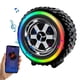 thumbnail image 2 of Wireless Speaker Small Car Wheel Shaped Speaker with Led Light, 2 of 5
