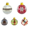 Giant Christmas PVC Inflatable Decorated Ball,23.6Inch Christmas