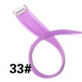 thumbnail image 3 of Clip-In One Piece Ombre Hair Extensions in Pure Color - Straight Long Synthetic 2 Tone Hair Pieces, 3 of 63
