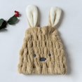 thumbnail image 2 of Dry Hair Cap Absorbent Fast Drying Rabbit Ears Hair Turban Hair Wrap for Adults, 2 of 8