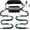 Black/Mint Green, variant on Philowng Dog Retractable Leash, Adjustable, Green