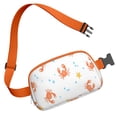 thumbnail image 3 of Waist Bag for Men&Women HandsFree Running Belt for Jogging with Adjustable Strap for Outdoors Workout Traveling Marine Adorable Crab Sporty Waist Pack, 3 of 7