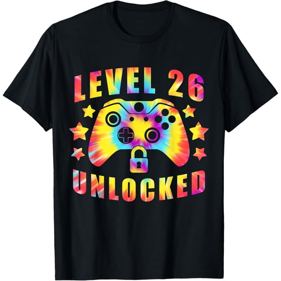 Exquisite and comfortable-Gaming Vintage 26th Birthday Gift 26 Year Old Boy Girl Gamer T-Shirt
