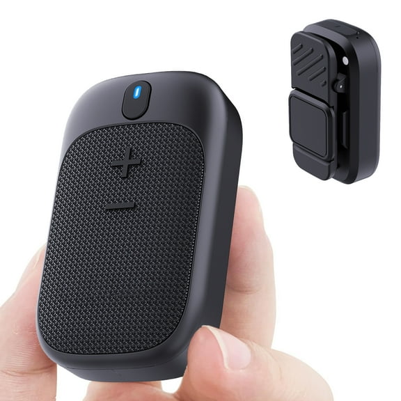 Wearable Bluetooth Speaker, Clip-On Wireless Portable Speaker Built-in Mics for Hands-Free Music and Calls, Waterproof Outdoor Mini Speakers for Working, Hiking, Running, 18H Playtime