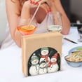thumbnail image 3 of Yayeee Napkin Holder for Table Kitchen Paper Tissue Organization, Snowman Family, 3 of 8