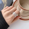 thumbnail image 2 of Anillos ajustables de cuentas de oliva de Plata de Ley 925 para mujer, joyería elegante de calidad de lujo, dinero al por mayor, joyería 925, 2 of 2