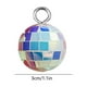 thumbnail image 2 of Decoraciones para San Valentín: Bola de discoteca grande y colorida, reflectante y colgante, ideal para fiestas, festivales, bodas, Navidad, San Valentín y graduaciones. Bola de plástico con parches., 2 of 5