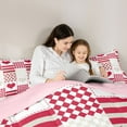 thumbnail image 5 of Castle Fairy 2-Piece Twin Comforter Set - Love Heart Plaid, 5 of 8