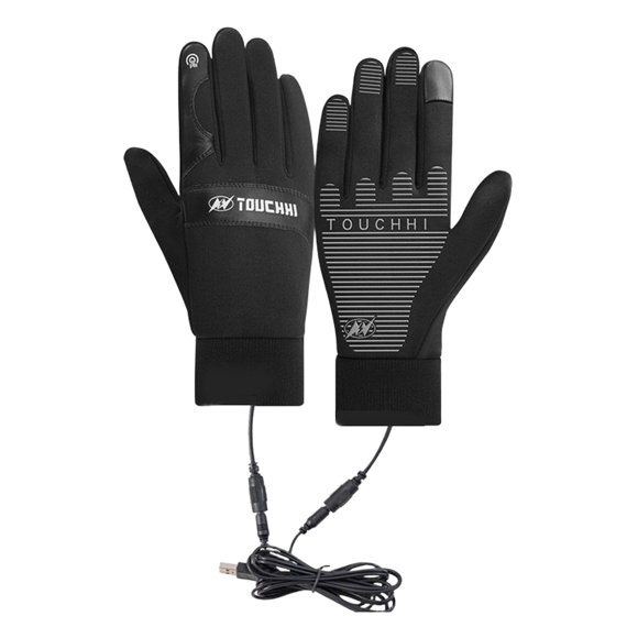 Hearth & Gear USB Heated Touchscreen For And Lined Winter Cycling & Motorbike Warmth Thermal Winter Monkey Foot Weight Seated Pedal Desk Cycle Reverse Hyper Table Home Fitness Fitness Gear Exercise