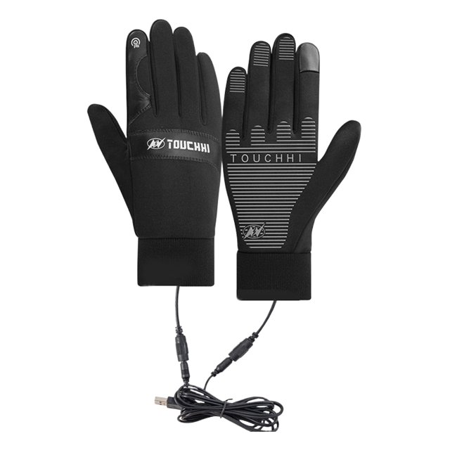 Hearth & Gear USB Heated Touchscreen For And Lined Winter Cycling & Motorbike Warmth Thermal Winter Neck Warmer Heating Pad Workout Stuff for Women Stationary Bike under Desk Hand Warming Gloves Foot