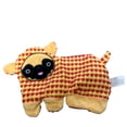 thumbnail image 2 of Pineapple Plush Dog Toy with Squeaker and Crinkle, Interactive Small Dog Toy for Play, Fun Squeaky Chew Toy for Pets(9.84*7.28in,Orange), 2 of 9