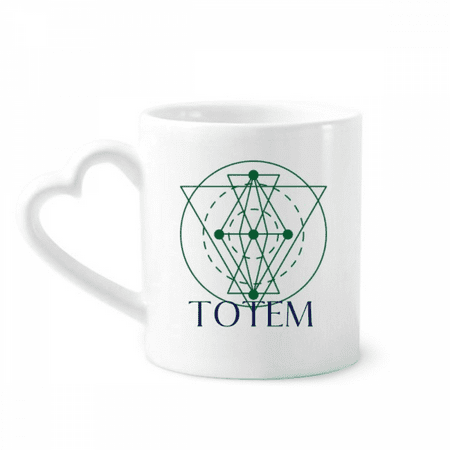 

Line Totem Triangular Circle Mug Coffee Cerac Drinkware Glass Heart Cup