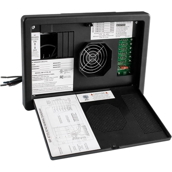 NGNWOB RV Converter Charger Replacement for WF 8735 AD 30 Amp 35 Amp Power Center