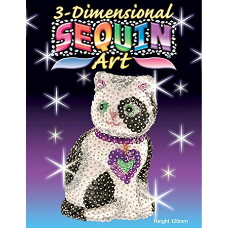 Sequin Art Purple Peacock, Sparkling Arts and Crafts Kit Creative Crafts for Adults and Kids