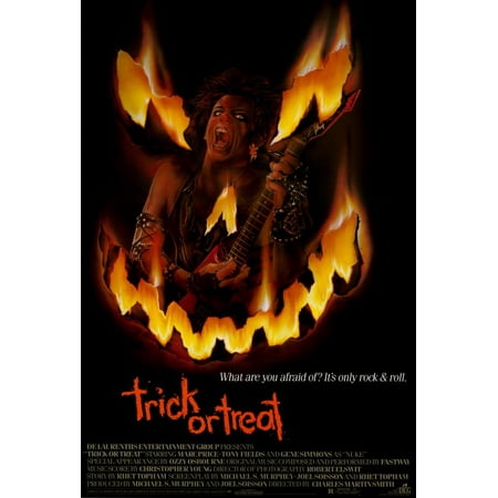 No Trick Treat Poster - Trick or Treat (1986) 27x40 Movie Poster