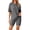 Dark Grey, variant on Womens Pajamas 2 Piece Lounge Sets for Women Ribbed Knit Matching Outfits Loose T-Shirt and Bodycon Biker Shorts Sleepwear Sweatsuits S-XL, Camel, L
