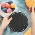 thumbnail image 7 of Sekonow 4Pcs Round Large Size Purse Bottoms for Crocheting, with Holes for DIY Bag shaper, Leather Purse Making Supplies, Crochet Basket Bottoms for Crochet Base, 7 of 7