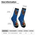 thumbnail image 2 of Daiia Colorful Coral Reef Print Crew Socks – Soft Breathable Long Socks for Men & Women, Moisture-Wicking & Comfortable Daily Wear Socks, One-Size Fits Most (US 5-11), 2 of 6