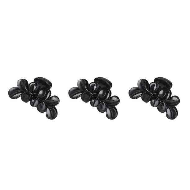 Pasadores para el cabello Qarigey Chica Profesional Headwear Cola de Caballo Negro CBP263622
