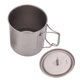 thumbnail image 4 of Taza de Agua de Titanio ANGGREK 750ml Mango Plegable Para Hervir Agua Acampar, 4 of 8