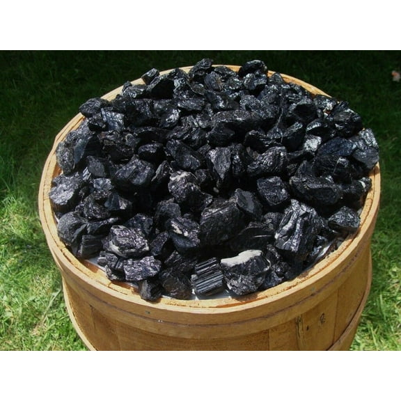 2000 Carat Lots of Unsearched Natural Black Tourmaline - Plus a FREE Faceted Gem