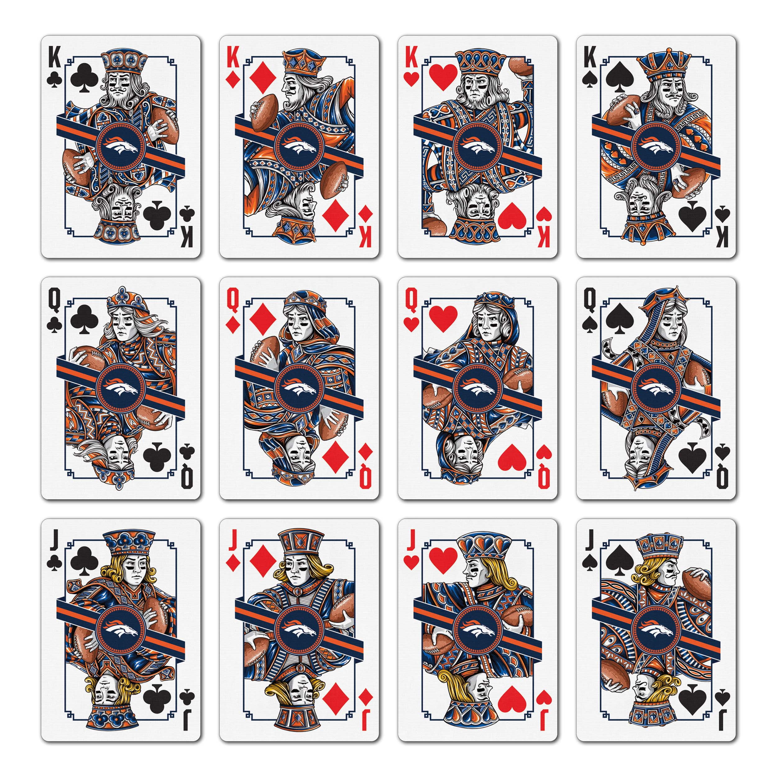 YouTheFan NFL Denver Broncos Classic Series Playing Cards