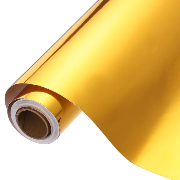 Uxcell Gold Permanent Vinyl, 12 Inch x 14ft Adhesive Vinyl Roll