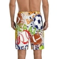 thumbnail image 4 of Lsque Balls Mens Sleep Pajama Shorts,Short Pajama Pants, Cotton Ultra-Soft Knit-X-Large, 4 of 9