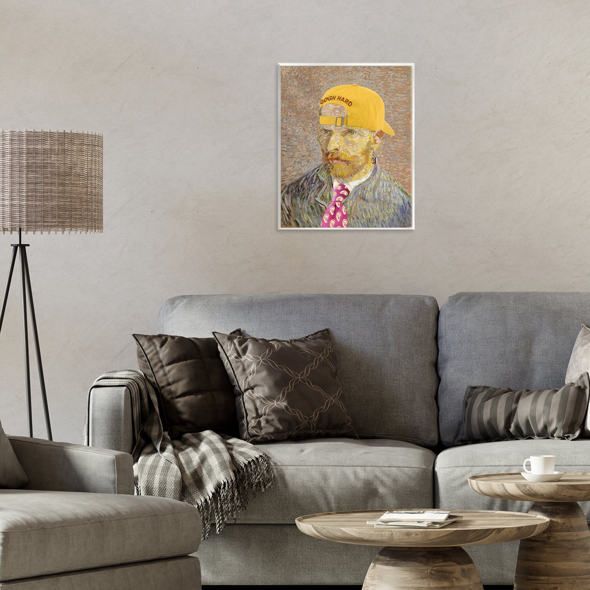 Van Gogh in Yellow hat Wall Plaque Art, design by Masters Redux