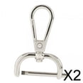 thumbnail image 1 of 2 cierres giratorios de langosta, cierres para bolsos, accesorios de cuero PU, cierres para llaveros, ganchos giratorios, clips para correas de hombro DIY, cinturón 2 piezas, 1 of 8
