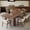 Brown, variant on JSFHNTG Solid Wood Extendable Dining Table for 4-8 People with Seamless Extension from 55 to 86.6 Inches for Small Spaces, Dining Room, Kitchen, Living Room-White
