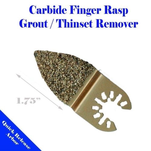 MTP ? 5 Grout Remove Carbide Saw Blade Oscillating Multitool Quick Release Saw Blades Fit Fein Multimaster Porter Cable Black and Decker Bosch Dremel Craftsman  Rockwell Hyperlock Chicago Skil