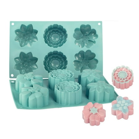 

Mooncake Silicone Stencil Soft and Easy to Use No Odor Mould for Making Fondant Syrup Melted Chocolate The Nordic Green